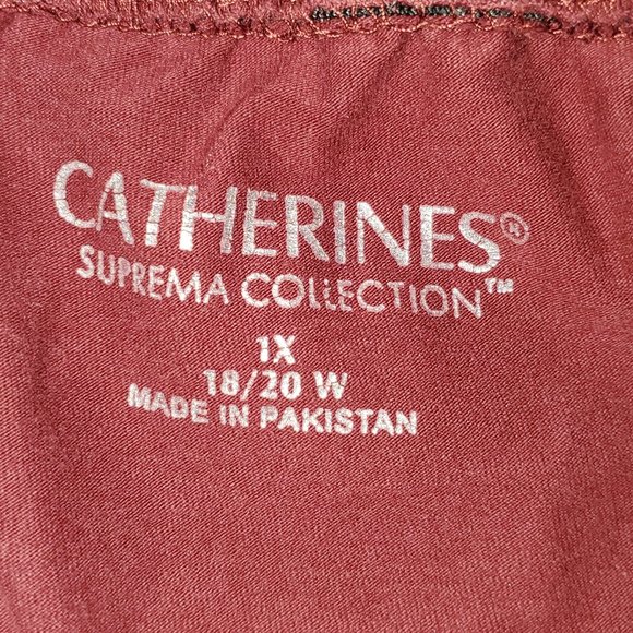 Catherines Suprema Collection Stretchy Loose-Fitting Pants with 2 Side Pockets - Picture 2 of 2